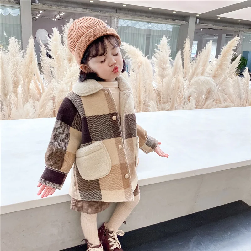 80-130 Cm Winter Girls Long Thick Warm Plaid Fleece Coat Baby Kids Children Clothes Jacket Outerwear Winter Outerwear & Coats
80-130 Cm Winter Girls Long Thick Warm Plaid Fleece Coat Baby Kids Children Clothes Jacket Outerwear Winter Outerwear & Coats