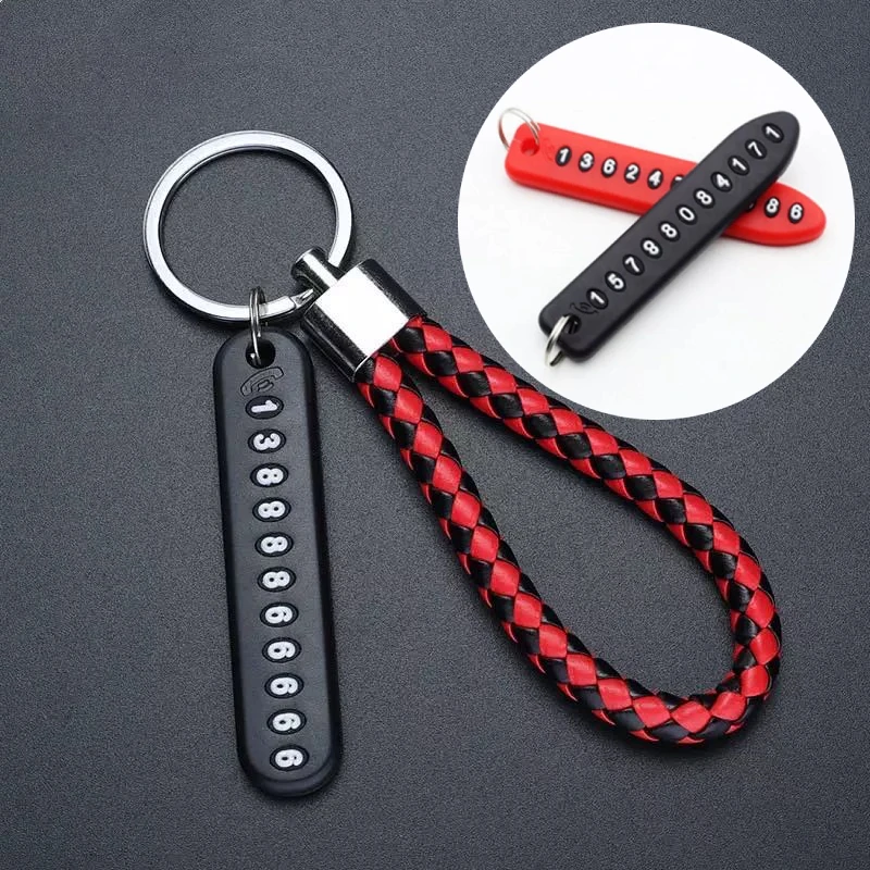 Car Anti-Lose Car Key Chain Phone Number Fashion Key Ring For All Car Key Accessories
Car Anti-Lose Car Key Chain Phone Number Fashion Key Ring For All Car Key Accessories