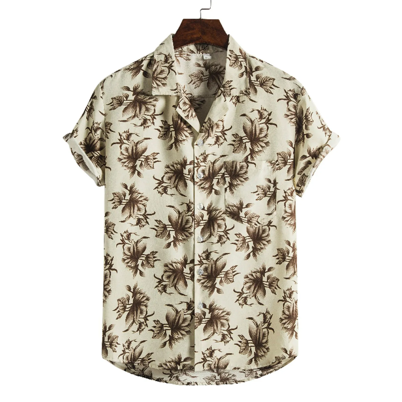 Men's Cotton Linen Fashion Casual Top Summer Print Short Sleeve Button Down Colorblock Lapel Loose Shirt With Mens Tops Beach
Men's Cotton Linen Fashion Casual Top Summer Print Short Sleeve Button Down Colorblock Lapel Loose Shirt With Mens Tops Beach