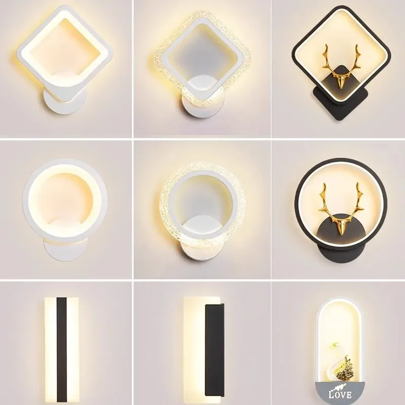 LED Minimalist Wall Light Creative Metal Acrylic Bedroom Wall Lamp Living Room Aisle Staircase Corridor Indoor Decorative Light
LED Minimalist Wall Light Creative Metal Acrylic Bedroom Wall Lamp Living Room Aisle Staircase Corridor Indoor Decorative Light