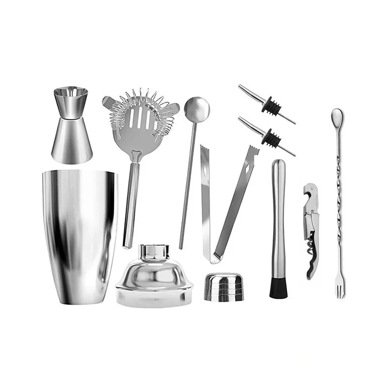 Bar Set Stainless Steel Cocktail Shaker Mixer Wine Martini Boston Shaker For Bartender Drink Party Bar Tools 550ML/750ML
Bar Set Stainless Steel Cocktail Shaker Mixer Wine Martini Boston Shaker For Bartender Drink Party Bar Tools 550ML/750ML