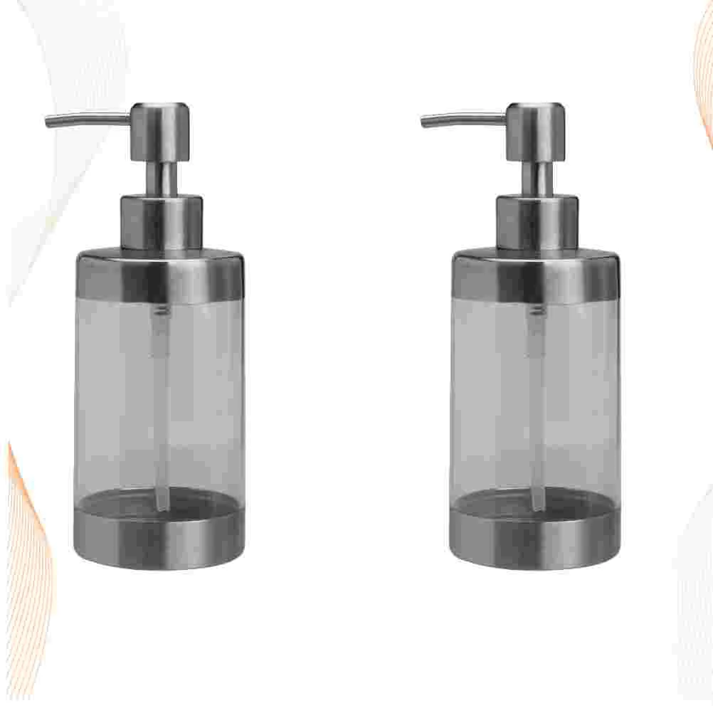 2pcs Shampoo Dispenser Transparent Reusable Stainless Steel Shampoo Container Liquid Dispenser for Home
2pcs Shampoo Dispenser Transparent Reusable Stainless Steel Shampoo Container Liquid Dispenser for Home