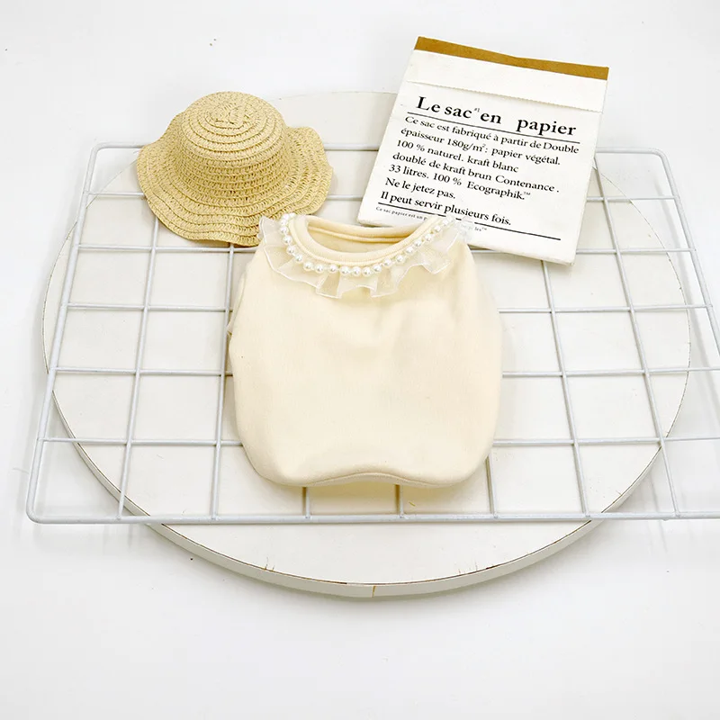 Pearl Lace Collar Shirts Dogs Clothes Sweet Princess Small Dog Clothing Cat Spring Autumn Elegant Soft Girl Clothes Wholesale
Pearl Lace Collar Shirts Dogs Clothes Sweet Princess Small Dog Clothing Cat Spring Autumn Elegant Soft Girl Clothes Wholesale