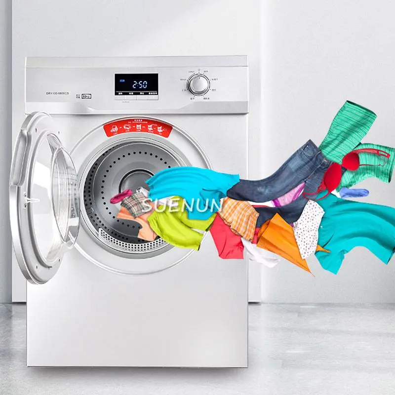 Роликовая сушилка для одежды, бытовая сушилка большой емкости, 12 кг, стерилизация одежды для отеля и дома, экономия электроэнергии
Роликовая сушилка для одежды, бытовая сушилка большой емкости, 12 кг, стерилизация одежды для отеля и дома, экономия электроэнергии