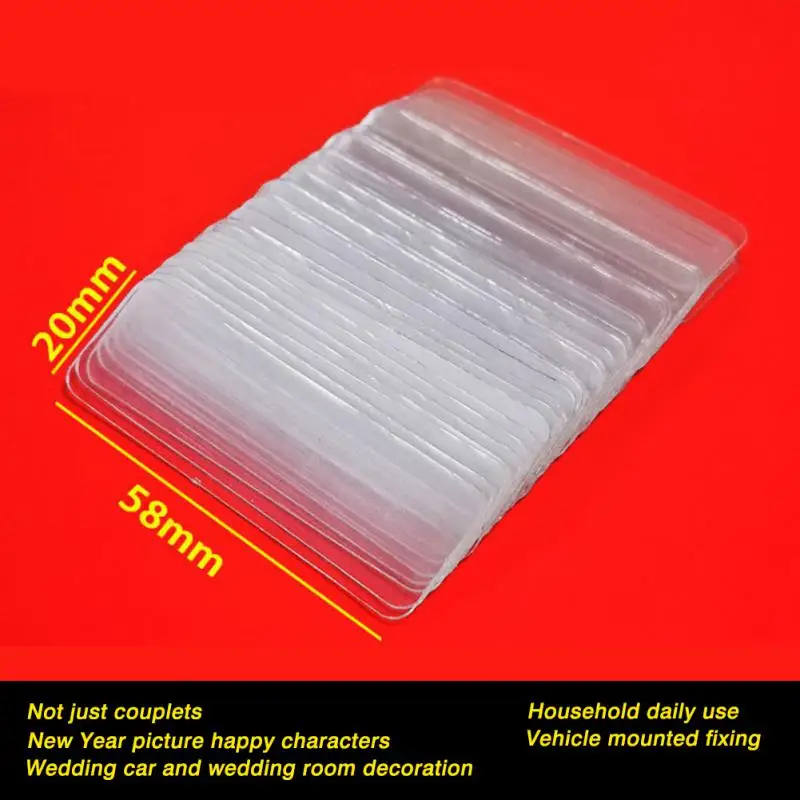 2/4/5PCS Transparent Adhesive Tapes Non-marking Couplet Tape Easy To Cut Self Adhesive Pvc Tape Wall Stickers Home Improvement
2/4/5PCS Transparent Adhesive Tapes Non-marking Couplet Tape Easy To Cut Self Adhesive Pvc Tape Wall Stickers Home Improvement