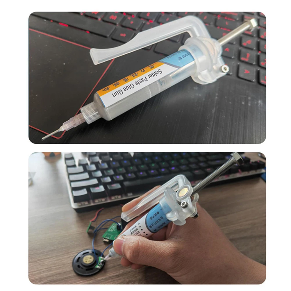 Durable High Quality Brand New Paste Dispenser Flux Syringe Portable Welding Kit Gun Flux Light Weight 100x50x30mm
Durable High Quality Brand New Paste Dispenser Flux Syringe Portable Welding Kit Gun Flux Light Weight 100x50x30mm