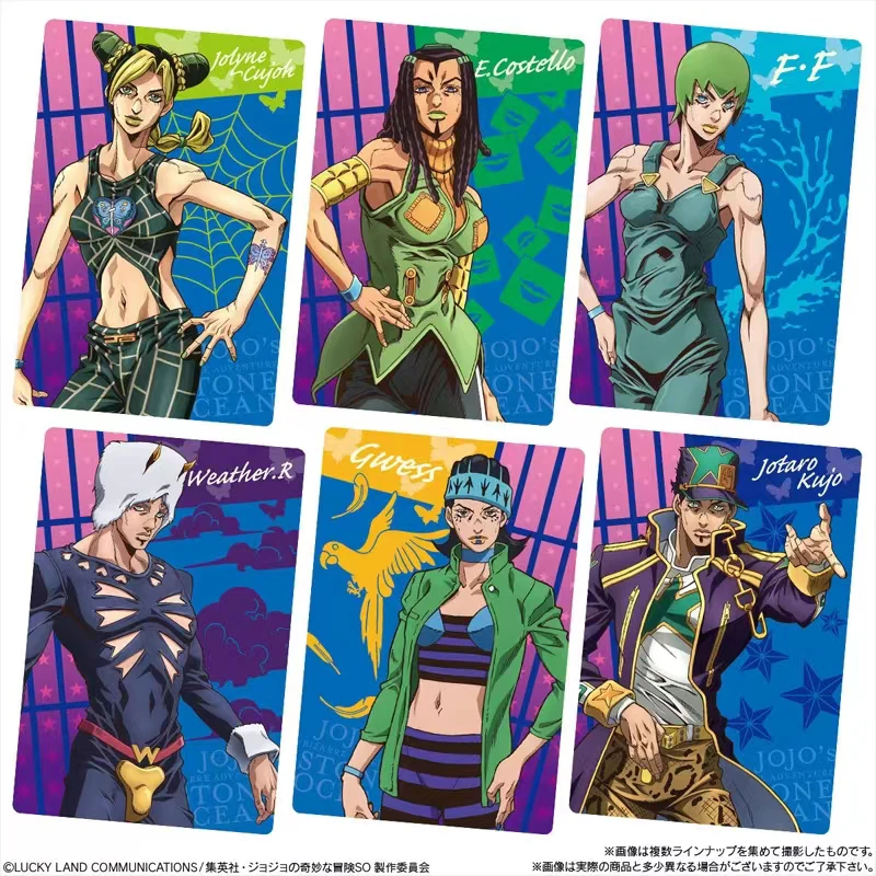1/3/5Pcs Original Bandai Japanese Anime Jojo Bizarre Adventure Sea of Stone Characters Collection Cards Game for Children Gifts
1/3/5Pcs Original Bandai Japanese Anime Jojo Bizarre Adventure Sea of Stone Characters Collection Cards Game for Children Gifts