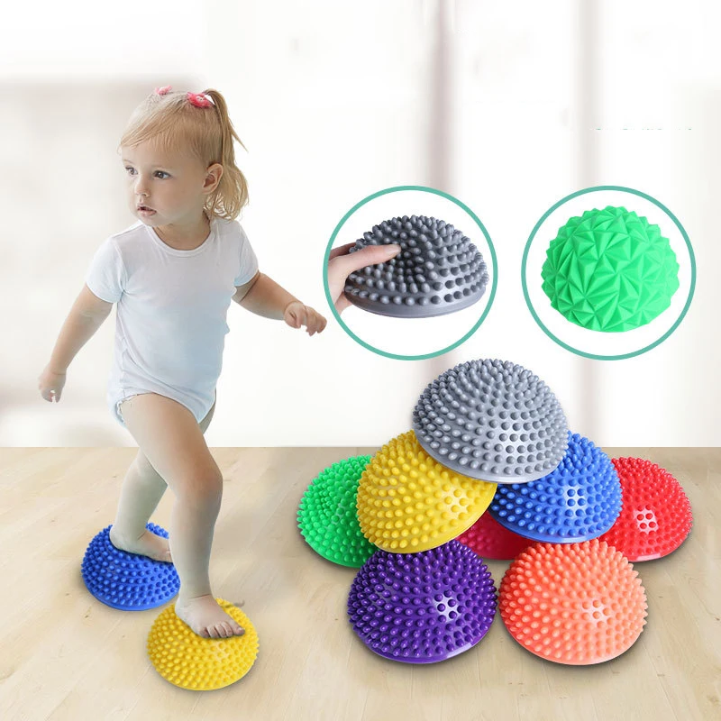 16cm Yoga Ball PVC Inflatable Massage Point Half Fit Ball Balance Trainer Stabilizer GYM Pilates Fitness Balancing Ball
16cm Yoga Ball PVC Inflatable Massage Point Half Fit Ball Balance Trainer Stabilizer GYM Pilates Fitness Balancing Ball