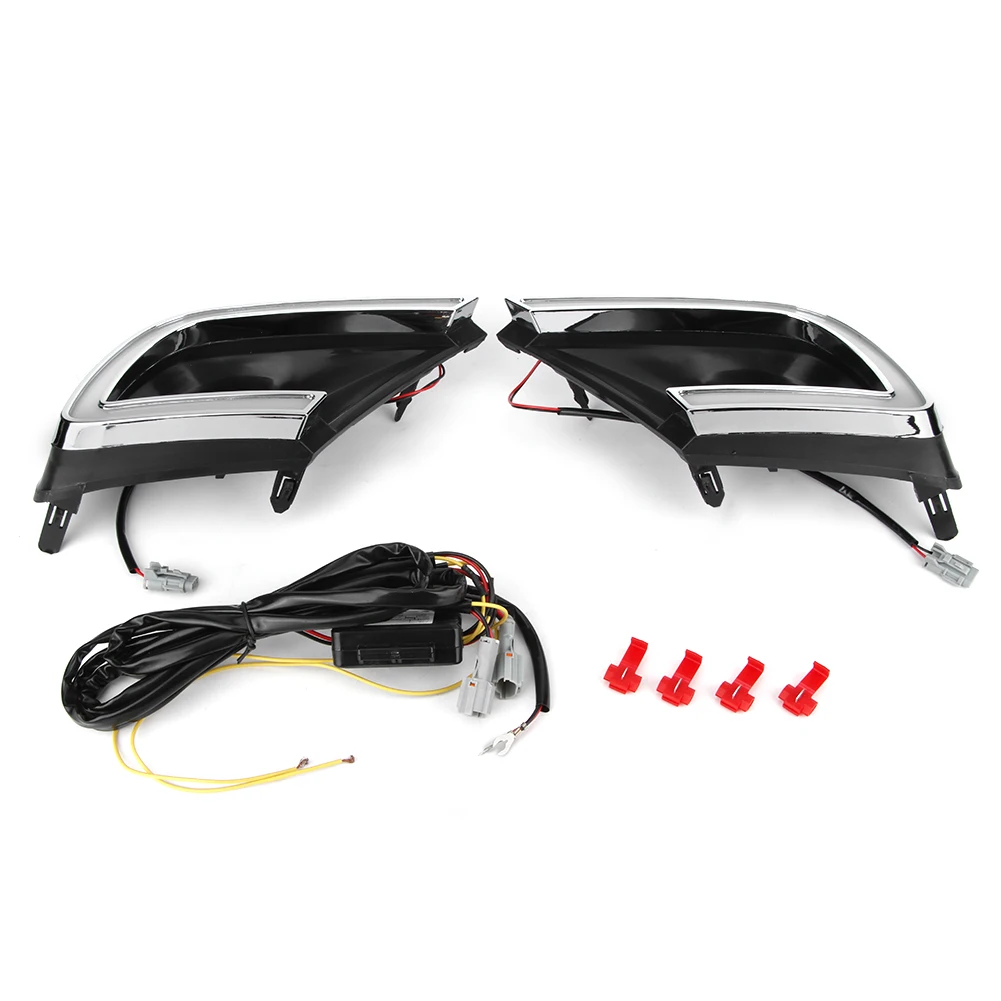 Pair of 12V LED Dual Colors Daytime Running Lights DRL Fits for Toyota Innova 13 - 15 Waterproof Daytime Light§Car Daytime
Pair of 12V LED Dual Colors Daytime Running Lights DRL Fits for Toyota Innova 13 - 15 Waterproof Daytime Light§Car Daytime