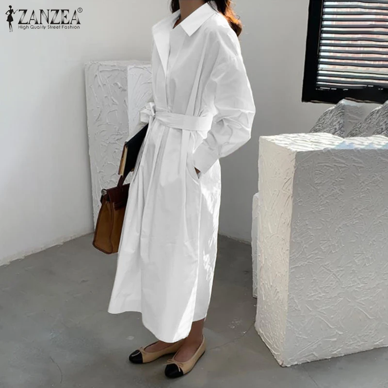 Весна 2022, платье-рубашка ZANZEA с отложным воротником и длинным рукавом, женский модный Однотонный сарафан, повседневное свободное офисное пла...
Весна 2022, платье-рубашка ZANZEA с отложным воротником и длинным рукавом, женский модный Однотонный сарафан, повседневное свободное офисное пла...