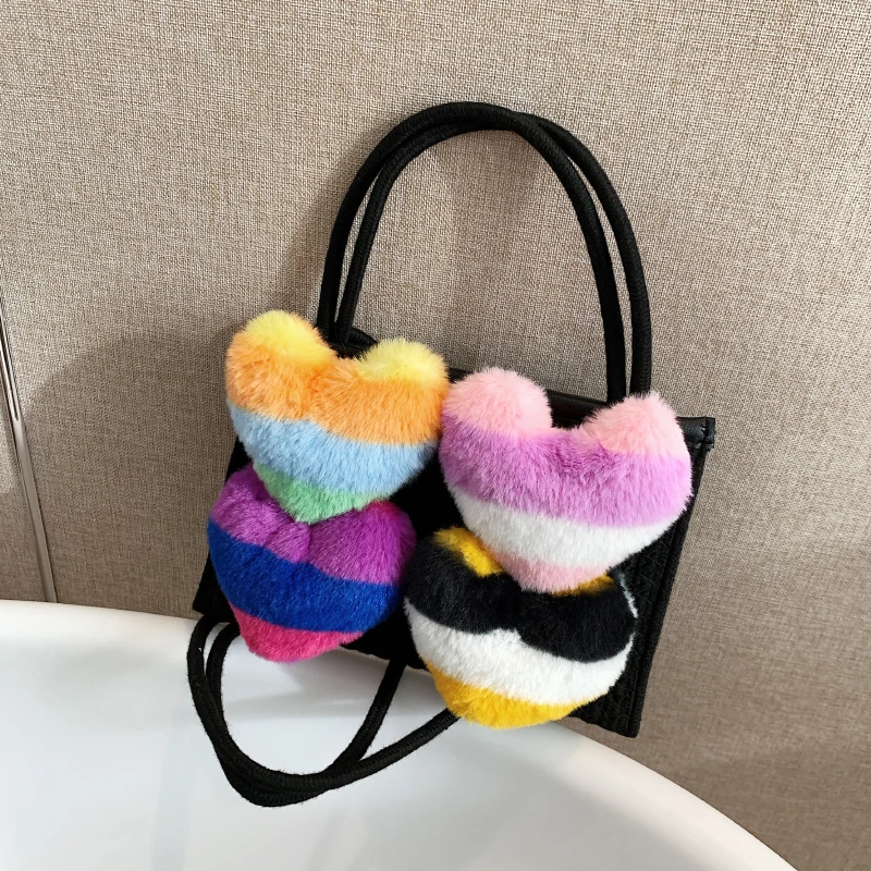 Fashion Women Bucket Bag Linen Woven Handbag And Purse For Lady Cute Love Heart Plush Crossbody Shoulder Bag Travel Small Tote
Fashion Women Bucket Bag Linen Woven Handbag And Purse For Lady Cute Love Heart Plush Crossbody Shoulder Bag Travel Small Tote