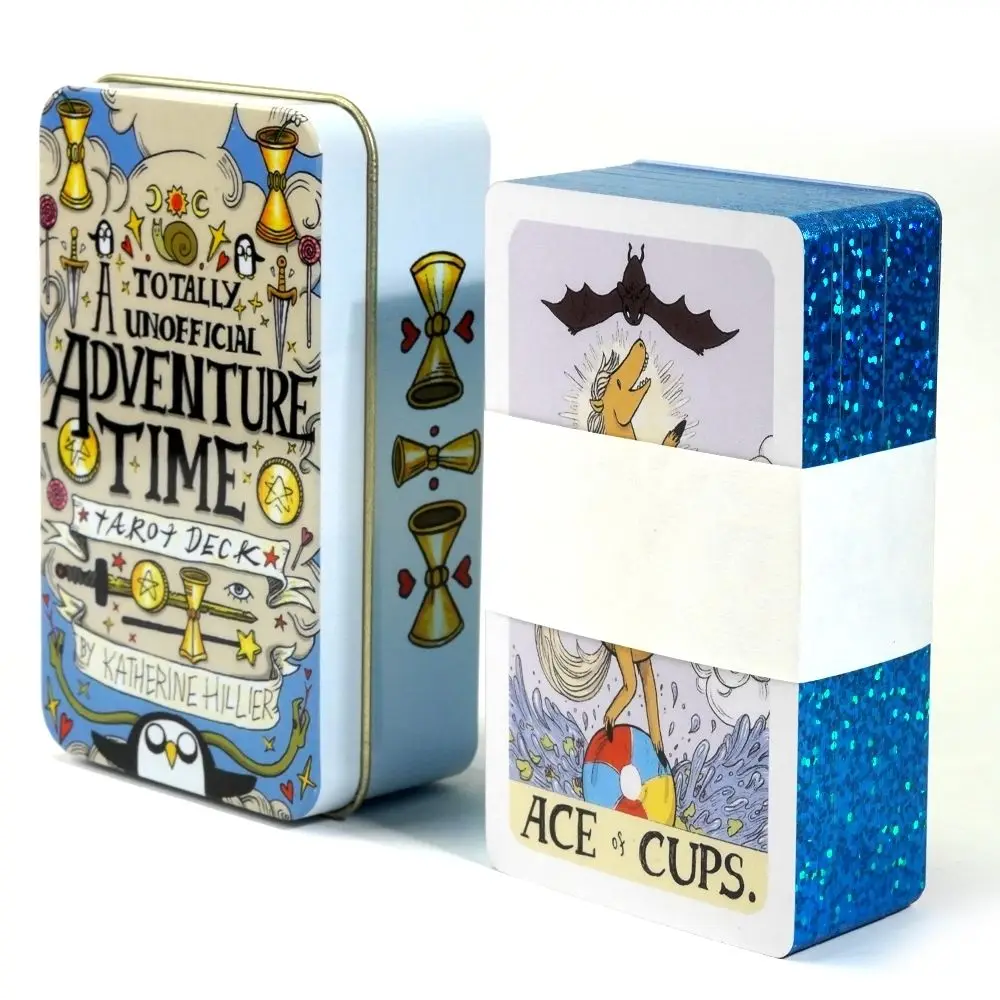 Adventure Time Taro In A Tin Metal Box Fate Fortune Telling Card Games Tarot Cards for Divination Tarot Deck Card Oracle
Adventure Time Taro In A Tin Metal Box Fate Fortune Telling Card Games Tarot Cards for Divination Tarot Deck Card Oracle