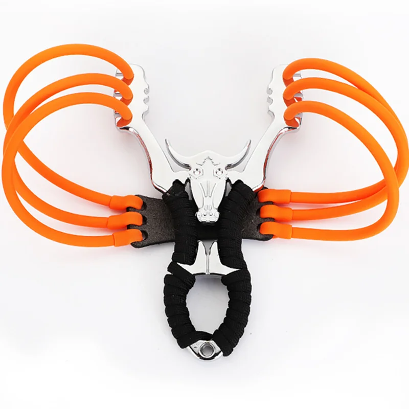 Powerful Alloy Slingshot Hunting Thick Wrist Band Catapult Sports Big Powerful Outdoor Hunting Slingshot Bow Rubber
Powerful Alloy Slingshot Hunting Thick Wrist Band Catapult Sports Big Powerful Outdoor Hunting Slingshot Bow Rubber