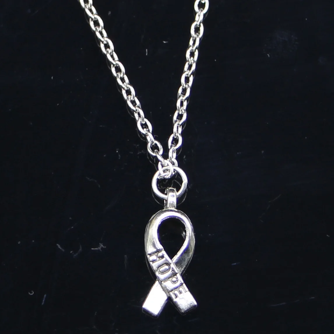 20pcs New Fashion Necklace 19mm Hope Awareness Ribbon Pendants Short Long Women Men Colar Gift Jewelry Choker
20pcs New Fashion Necklace 19mm Hope Awareness Ribbon Pendants Short Long Women Men Colar Gift Jewelry Choker