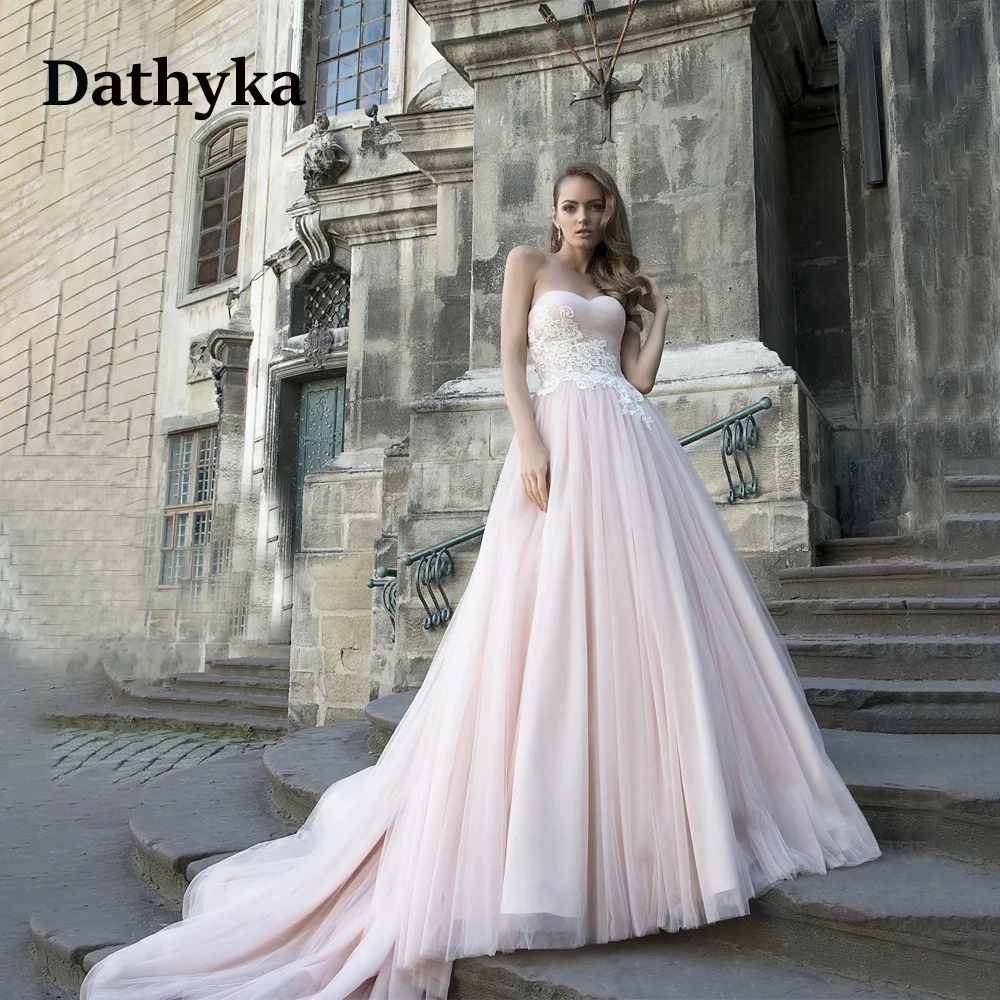 Dathyka Simple Zipper Wedding Dresses Gown For Bride Strapless Chiffon Lace Floor-Length Floral Print Elegant Sheath Backless
Dathyka Simple Zipper Wedding Dresses Gown For Bride Strapless Chiffon Lace Floor-Length Floral Print Elegant Sheath Backless