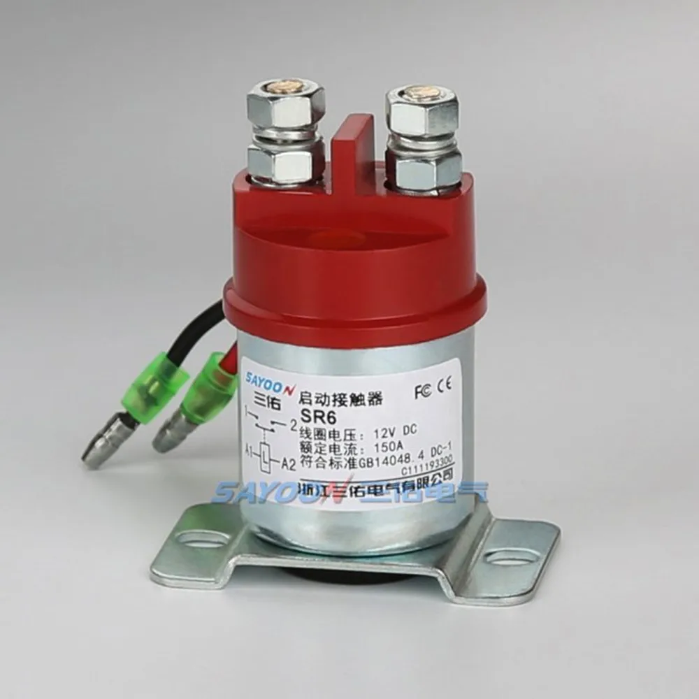 SAYOON SDC15-300A DC6V 12v 24V 36V 48V 60V 72V 300A контактор, используемый для электромобилей, инженерной техники и т. д.
SAYOON SDC15-300A DC6V 12v 24V 36V 48V 60V 72V 300A контактор, используемый для электромобилей, инженерной техники и т. д.