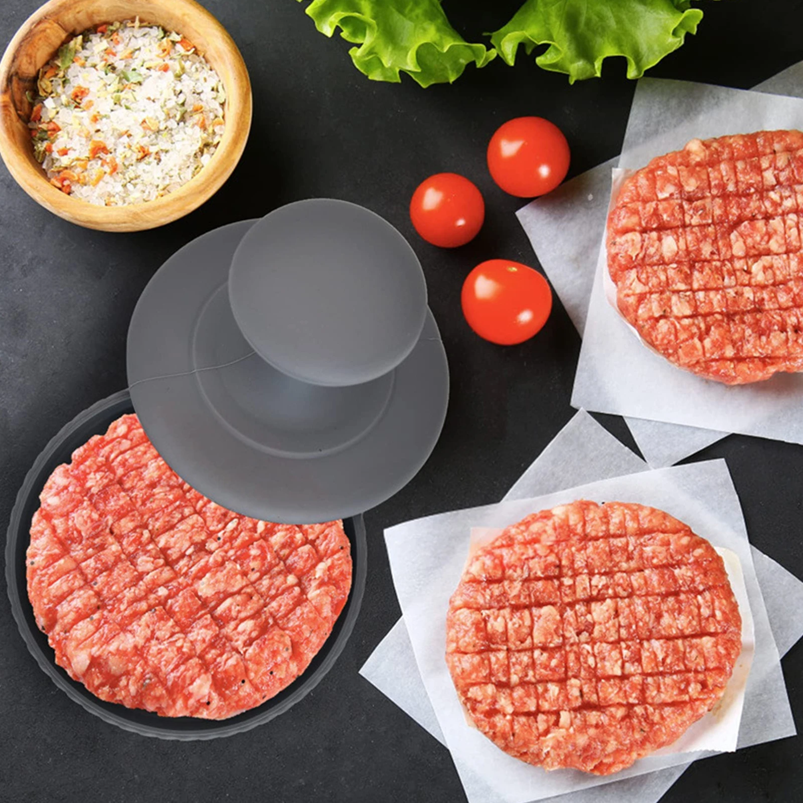 Hamburger Press Meat Maker Kitchen Bar Supplies Tools Round Shape Non-Stick Chef Cooking Cutlets Hamburger Beef Meat BBQ Mold
Hamburger Press Meat Maker Kitchen Bar Supplies Tools Round Shape Non-Stick Chef Cooking Cutlets Hamburger Beef Meat BBQ Mold