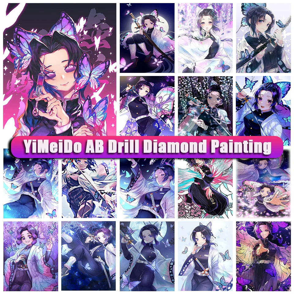 YiMeido DIY 5D AB Diamond Painting Kochō Shinobu Cartoon Picture Full Drill Mosaic Diamond Embroidery Anime Picture Rhinestone
YiMeido DIY 5D AB Diamond Painting Kochō Shinobu Cartoon Picture Full Drill Mosaic Diamond Embroidery Anime Picture Rhinestone