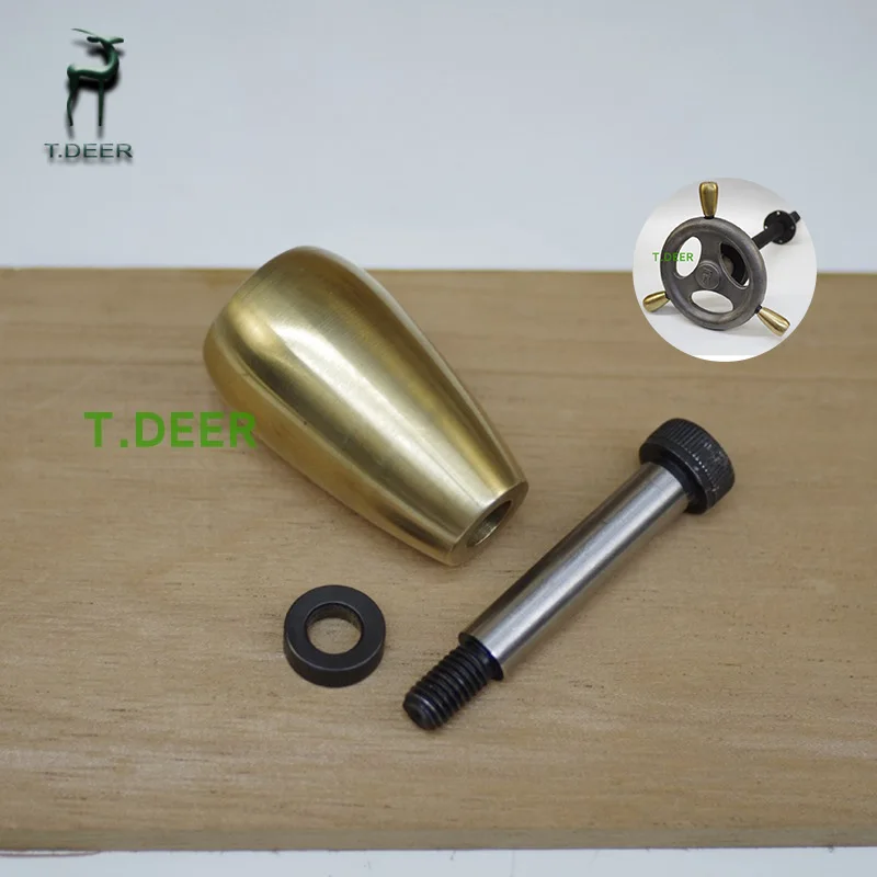Медный ручной мяч T.DEER ручка тиска медная для верстака Roubo сверхпрочные тиски ног