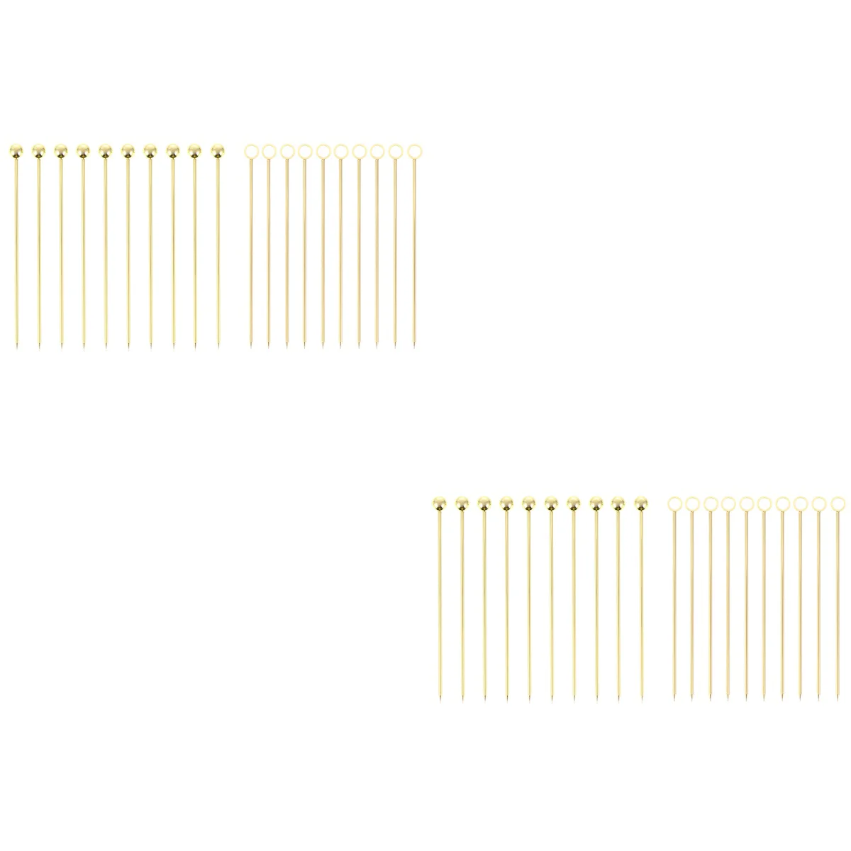 40 шт., палочки для фруктов, нержавеющая сталь 
40 шт., палочки для фруктов, нержавеющая сталь