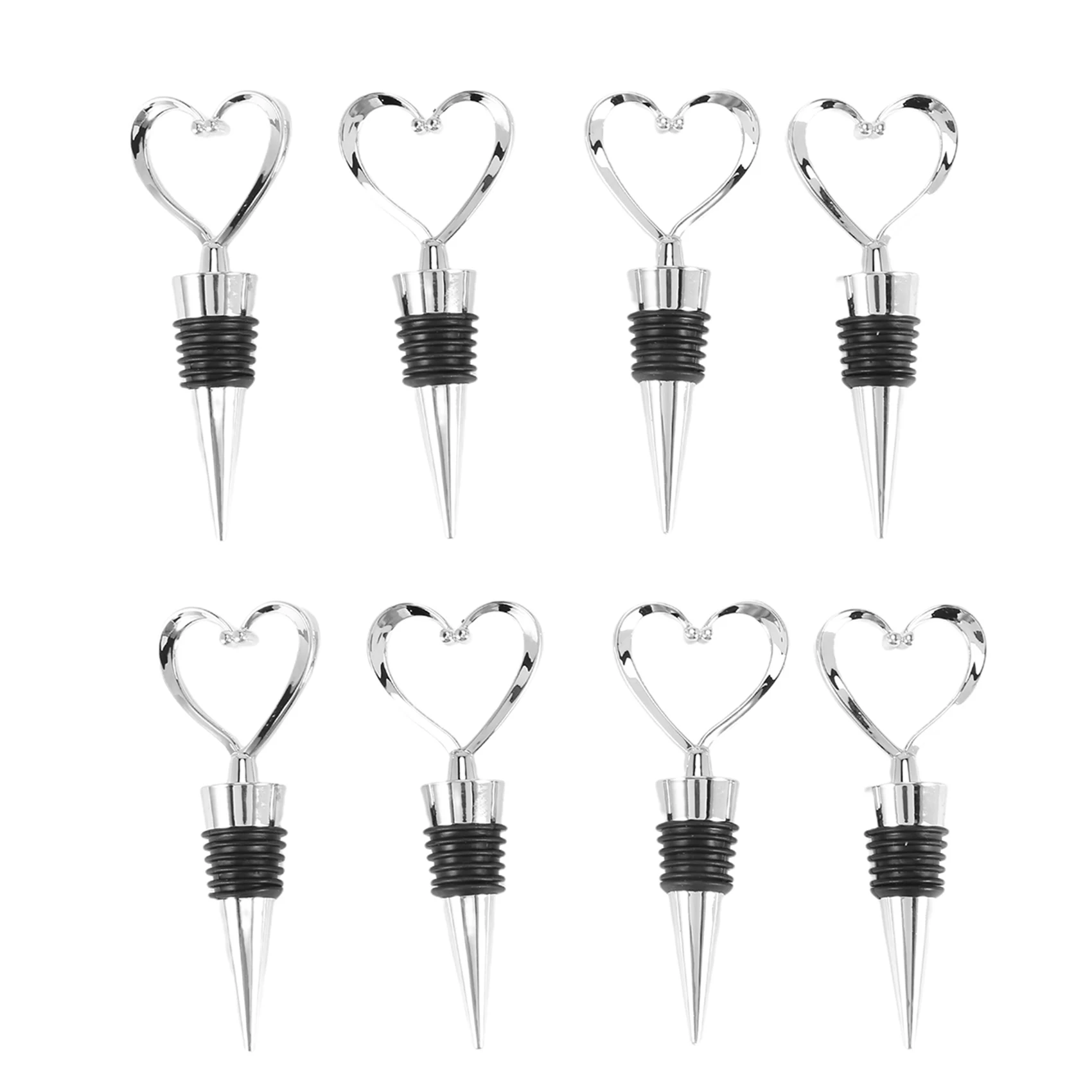 8Pcs Heart Wine Bottle Stoppers, Champagne Colser for Sealing Wine, Beer - Love Decorative Wine Corks
8Pcs Heart Wine Bottle Stoppers, Champagne Colser for Sealing Wine, Beer - Love Decorative Wine Corks