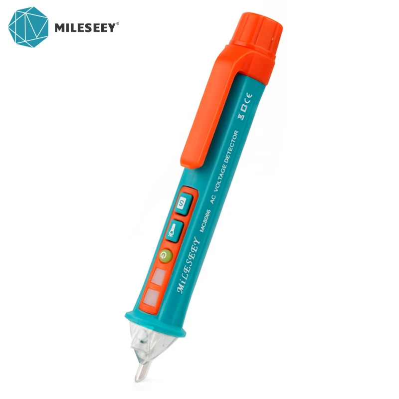 Mileseey MC8066 Electric Pencil Tester Intelligent Non-Contact AC Test Pen 12V-1000V Voltage Indicator Tool With Flashlight Beep
Mileseey MC8066 Electric Pencil Tester Intelligent Non-Contact AC Test Pen 12V-1000V Voltage Indicator Tool With Flashlight Beep