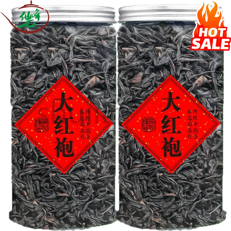 

2022 Китай Da Hong Pao 5A Большой красный халат Oolong-чай Dahongpao Oolong-чай органический зеленый пищевой 125 г/без чайника