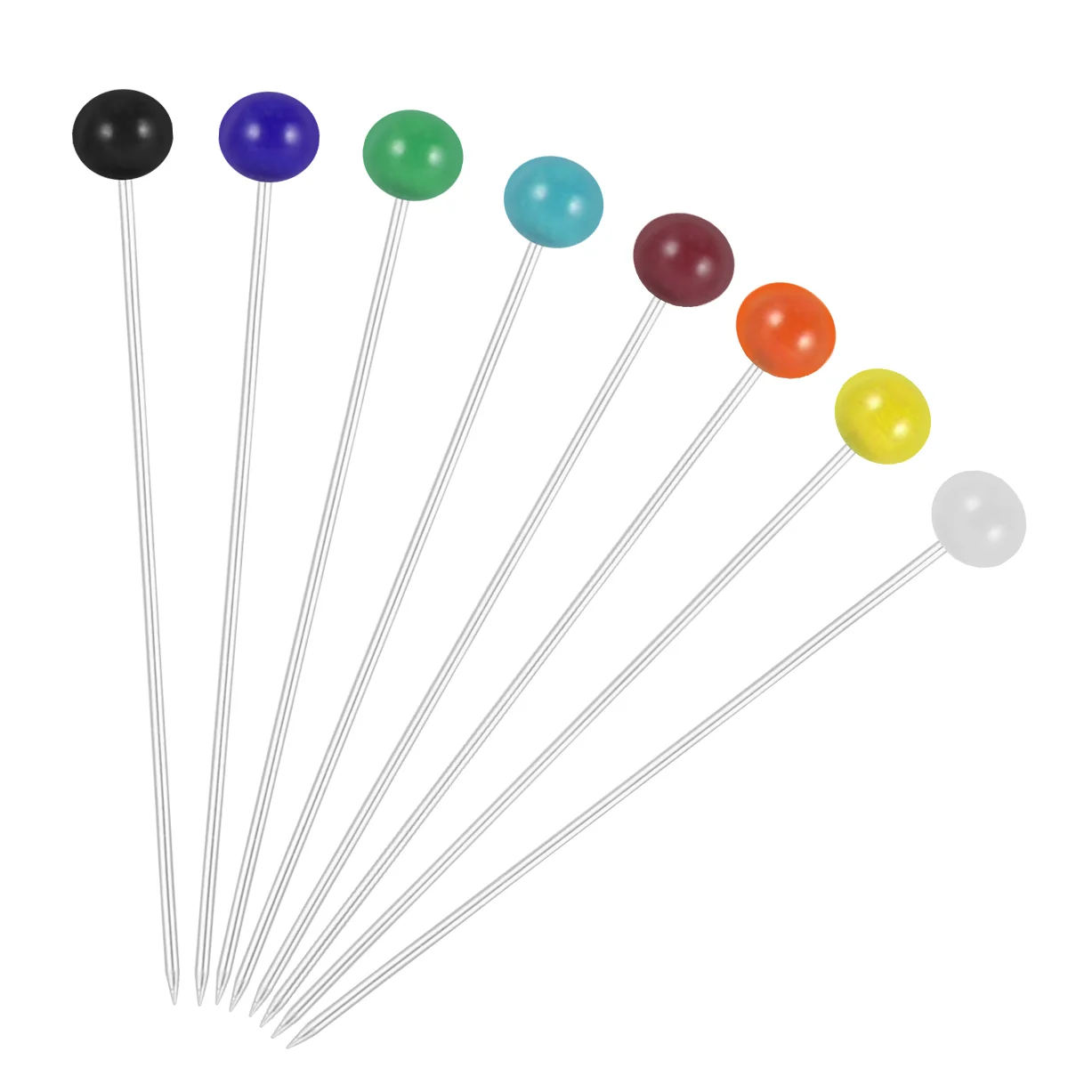 OUNONA 250pcs Head Multicolor Sewing Pin for DIY Sewing Crafts 4mm Head and 34mm Pin
OUNONA 250pcs Head Multicolor Sewing Pin for DIY Sewing Crafts 4mm Head and 34mm Pin