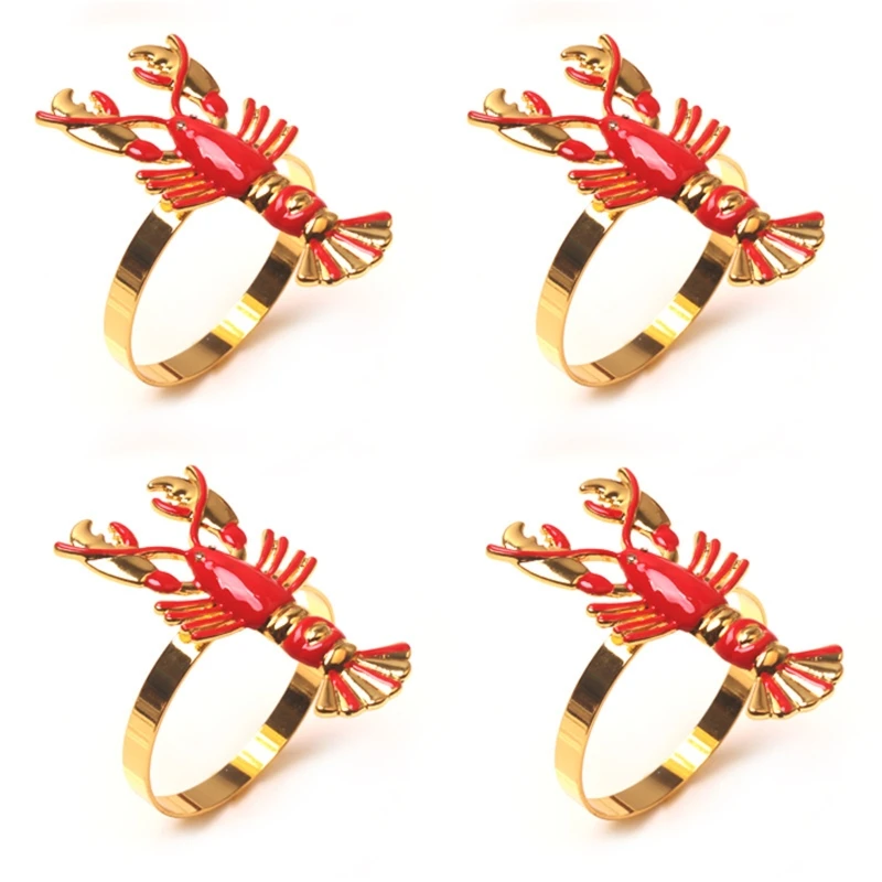12Pcs Creative Cute Lobster Napkin Rings Metal Serviette Buckle Holder for Coastal Ocean Theme Wedding Parties Table Setting
12Pcs Creative Cute Lobster Napkin Rings Metal Serviette Buckle Holder for Coastal Ocean Theme Wedding Parties Table Setting