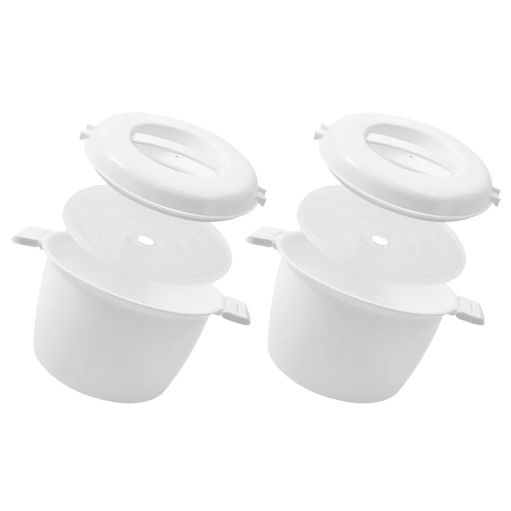 2pcs Reusable Food Container Microwave Rice Cooker Rice Container Food Container Oven Rice Cooker
2pcs Reusable Food Container Microwave Rice Cooker Rice Container Food Container Oven Rice Cooker