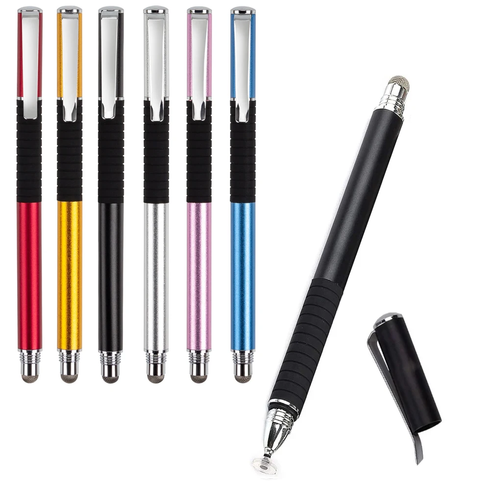 100Pcs/Lot Universal 2 In 1 Precision Disc Stylus Pens For All Capacitive Touch Screens Cell Phones Tablets Laptops Custom Logo
100Pcs/Lot Universal 2 In 1 Precision Disc Stylus Pens For All Capacitive Touch Screens Cell Phones Tablets Laptops Custom Logo