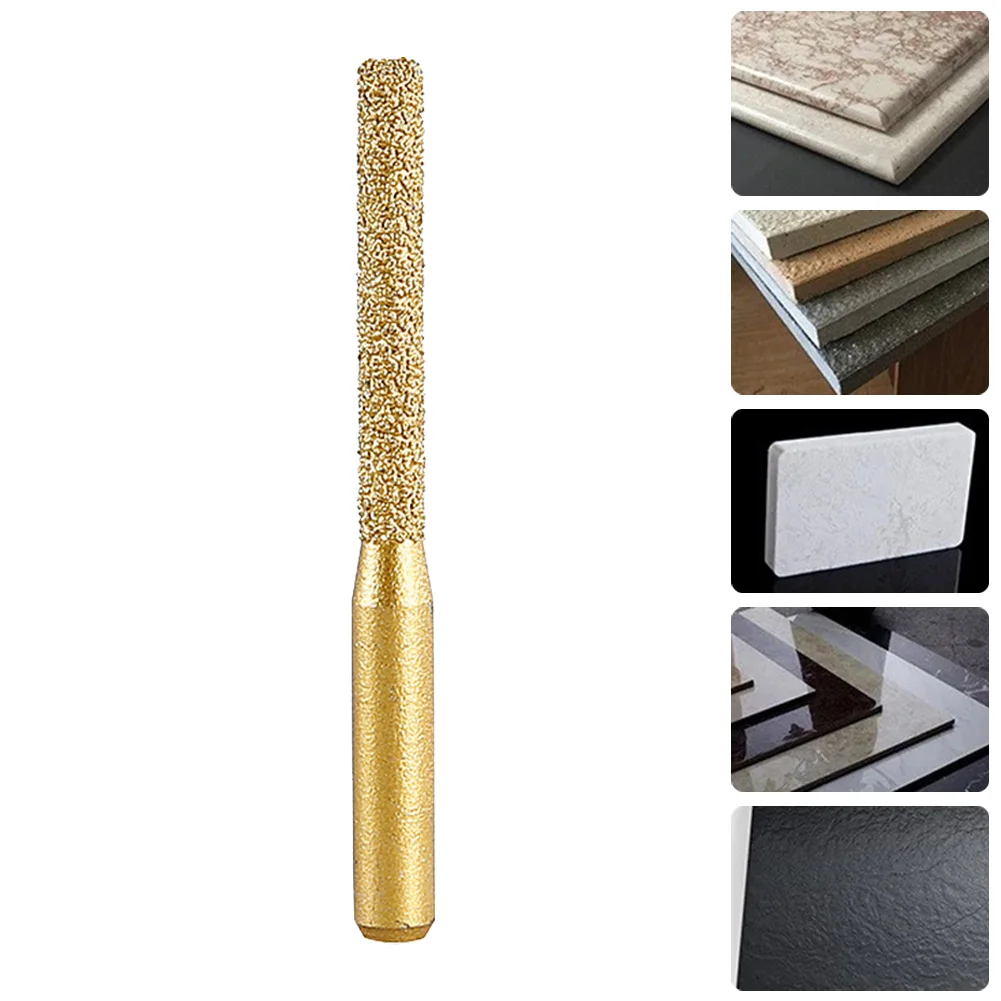 Diamond Brazed Router Bit 6.35*5*65mm Brazing Diamond Gold Gong Machine Seaming Machine Trimming Machine Workmanship
Diamond Brazed Router Bit 6.35*5*65mm Brazing Diamond Gold Gong Machine Seaming Machine Trimming Machine Workmanship