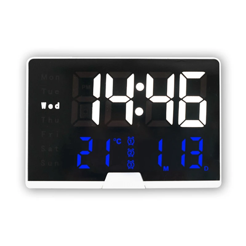 Luminous Digital Alarm Clock LED Electronic Clock Photosensitive Bedside Clock Large Screen Multi-Function Clock
Luminous Digital Alarm Clock LED Electronic Clock Photosensitive Bedside Clock Large Screen Multi-Function Clock
