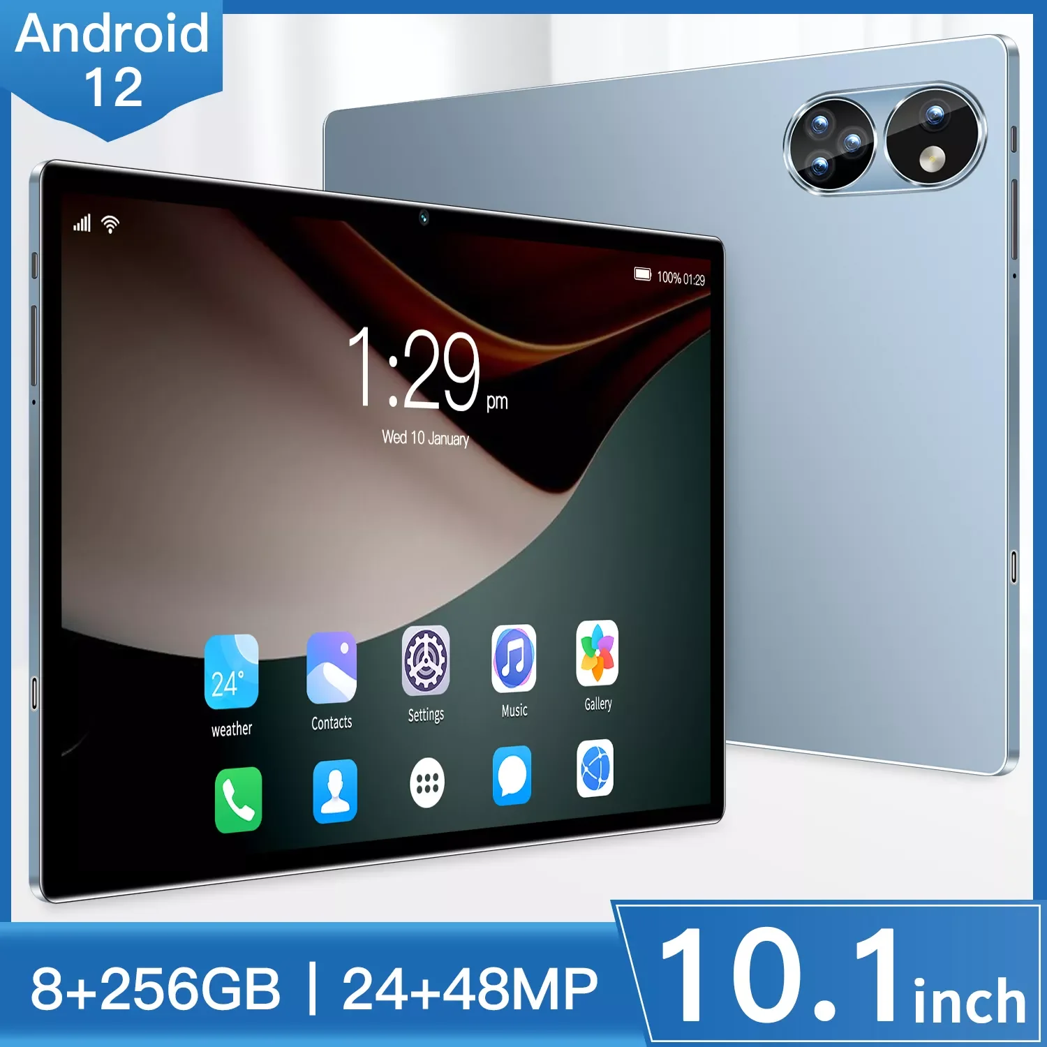 

Планшет на Android 12, 1200x800, SC9863A восемь ядер, 8 Гб ОЗУ, 256 ГБ, 2,5 K OLED экран, 8000 мАч