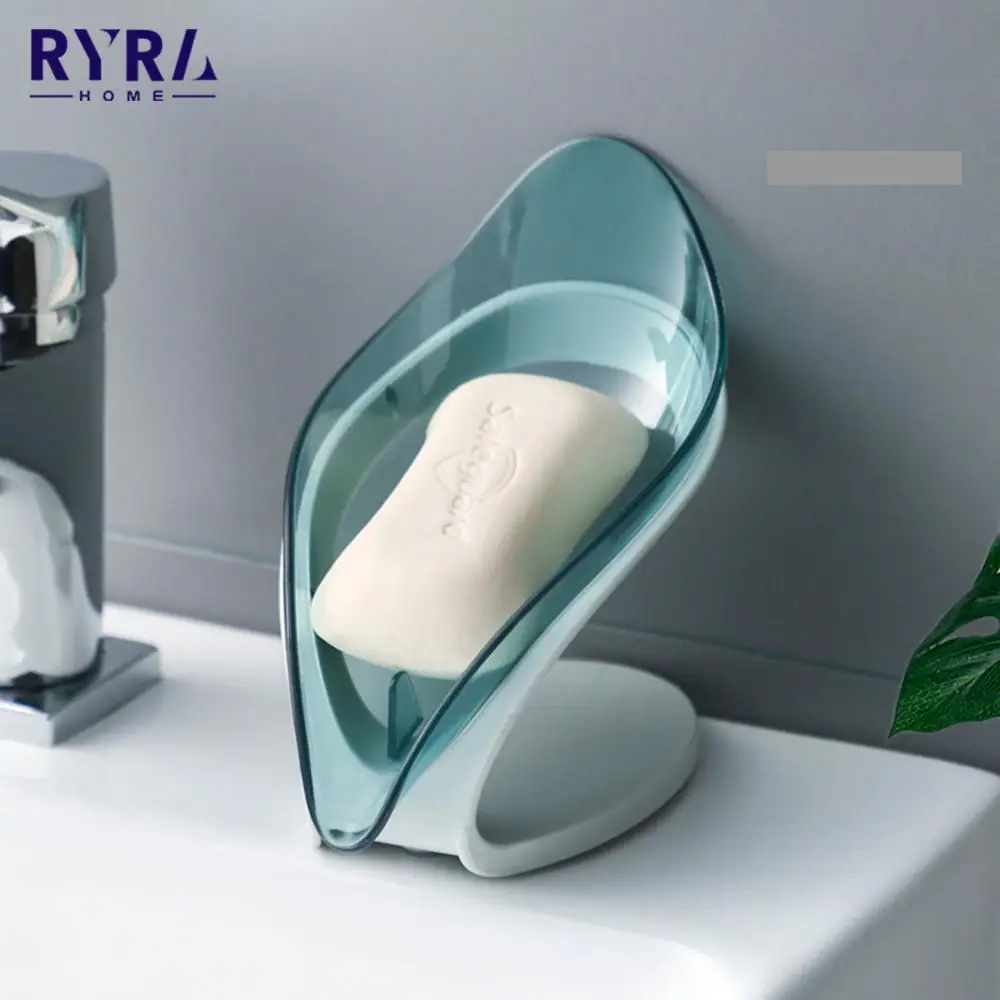 Portable Transparent Leaf-shaped Soap Holder Self-draining Design Soap Dish Sustainable Use For Kitchen Bathroom Storage Box
Portable Transparent Leaf-shaped Soap Holder Self-draining Design Soap Dish Sustainable Use For Kitchen Bathroom Storage Box