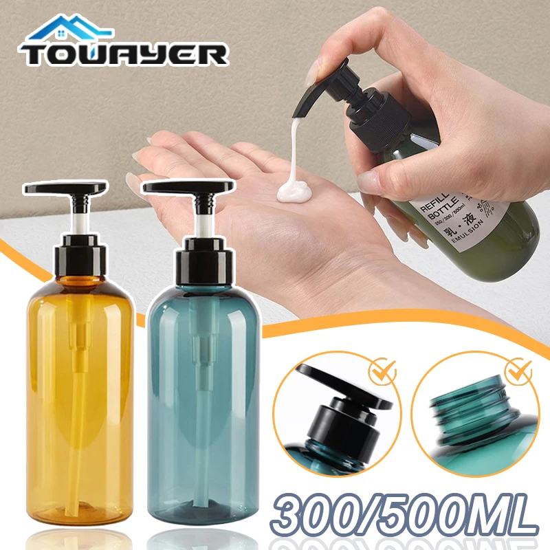 300/500ml Bathroom Soap Dispenser Bottle Shampoo Body Wash Dispenser Refillable Pump Empty Bottle Conditioner Dispenser 1/2/3Pcs
300/500ml Bathroom Soap Dispenser Bottle Shampoo Body Wash Dispenser Refillable Pump Empty Bottle Conditioner Dispenser 1/2/3Pcs