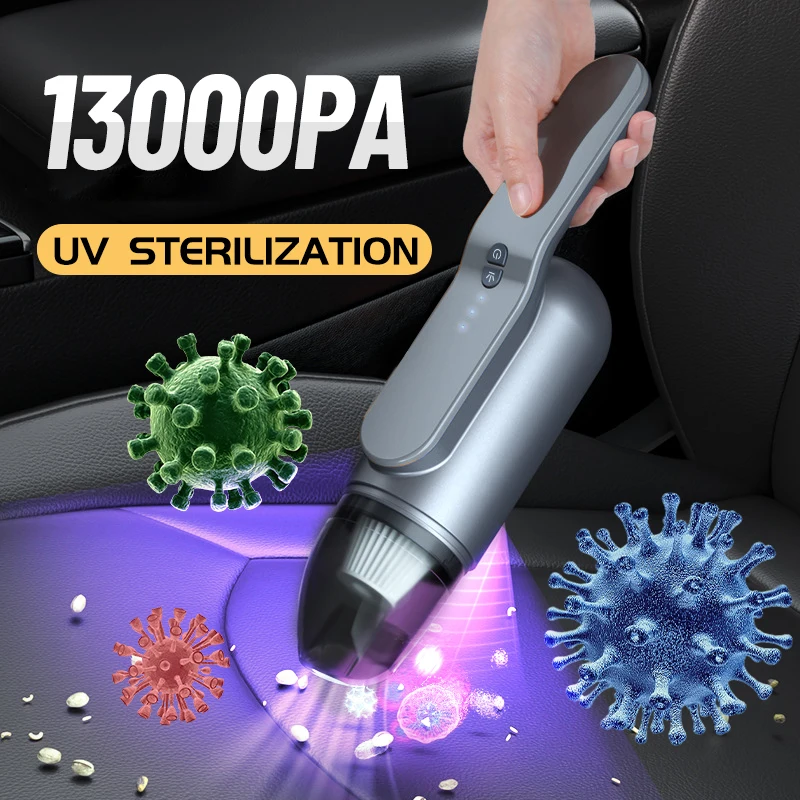 13000pa Car Vacuum Cleaner for Car Home Wired Wireless Rechargeable Interior Accessories Cleaning Machine Strong Suction 
13000pa Car Vacuum Cleaner for Car Home Wired Wireless Rechargeable Interior Accessories Cleaning Machine Strong Suction