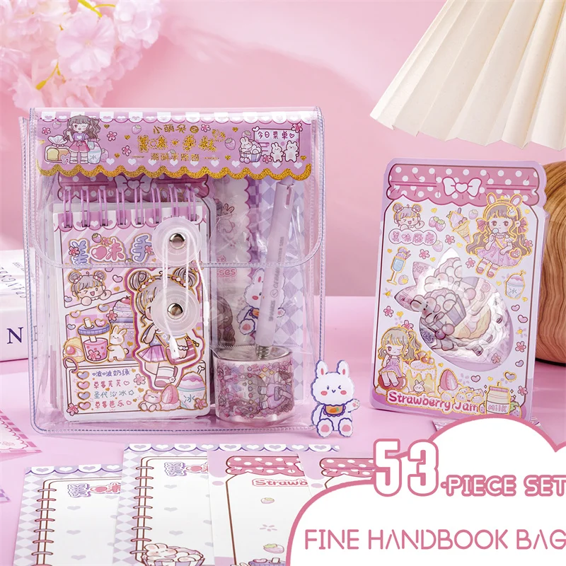 Kawaii Stickers Pegatinas Notebook Cute Cartoon Characters DIY Decorative Tools A Full Set of Materials Gift Set Stationery
Kawaii Stickers Pegatinas Notebook Cute Cartoon Characters DIY Decorative Tools A Full Set of Materials Gift Set Stationery