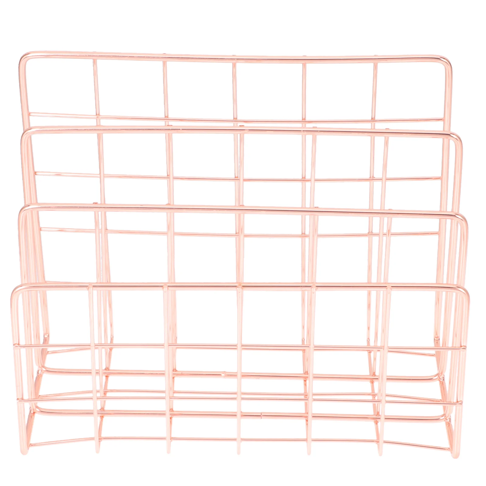 Bookshelves Wall Mounted Mail Storage Rack Desktop File Organizer 17.5X14.5CM Metal Magazine Rose Gold Wrought Iron Office
Bookshelves Wall Mounted Mail Storage Rack Desktop File Organizer 17.5X14.5CM Metal Magazine Rose Gold Wrought Iron Office