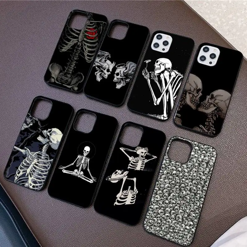 YNDFCNB Gothic Fashion Skull Phone Case for iPhone 11 12 13 Mini Pro Max 8 7 6 6S Plus X 5 SE 2020 XR XS Funda Case
YNDFCNB Gothic Fashion Skull Phone Case for iPhone 11 12 13 Mini Pro Max 8 7 6 6S Plus X 5 SE 2020 XR XS Funda Case