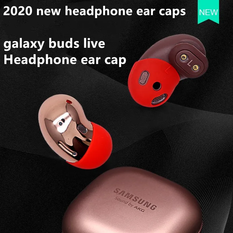 

NEW Silicone Pads For Samsung Galaxy BudsLive Ear Protector Case Leakproof Sound Earphone Non-slip Ear Tips For Galaxy Buds Live