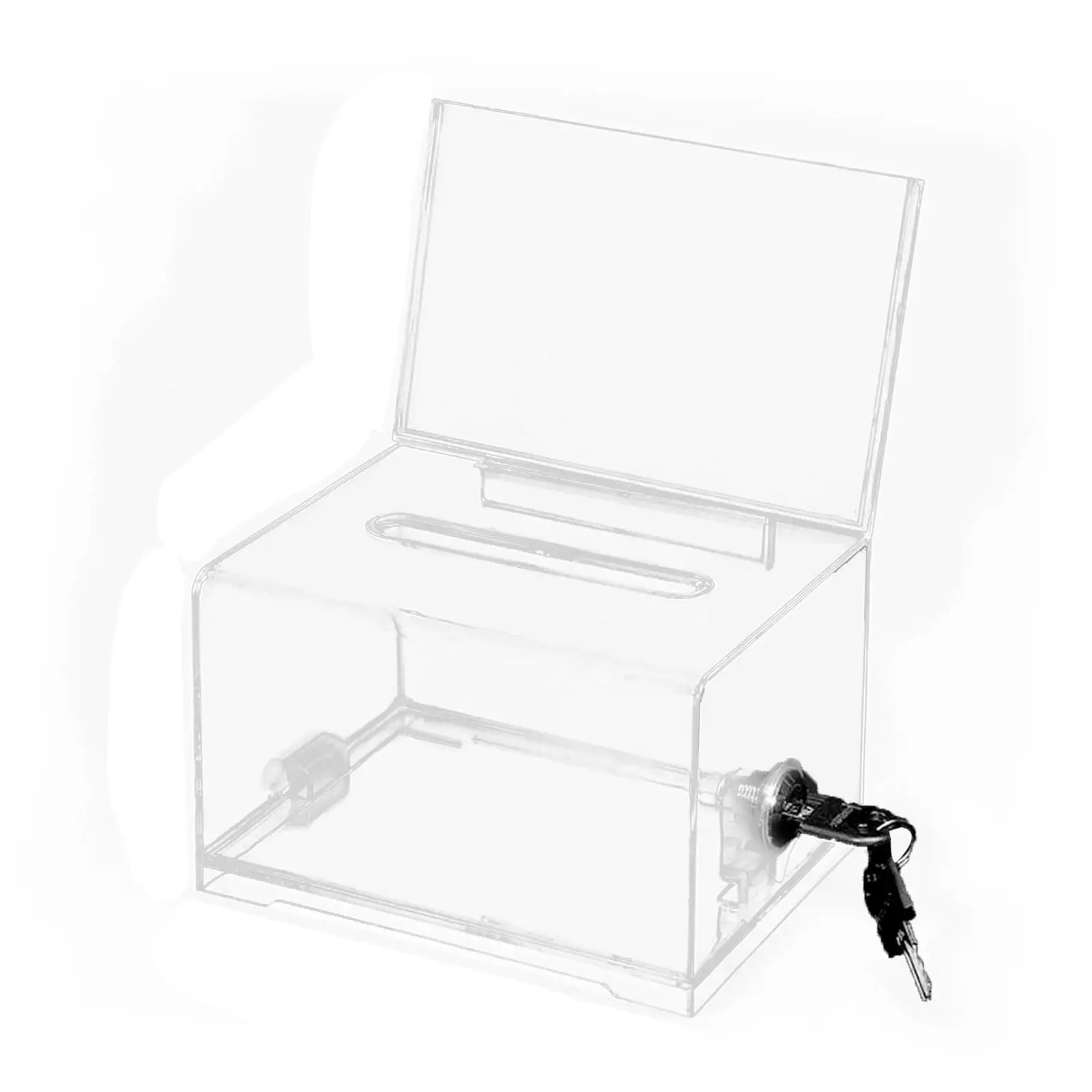 Acrylic Donation Box Suggestion Box Multifunctional Ballot Box Storage Organizer Lockable Clear Voting Box for Reception Shop
Acrylic Donation Box Suggestion Box Multifunctional Ballot Box Storage Organizer Lockable Clear Voting Box for Reception Shop