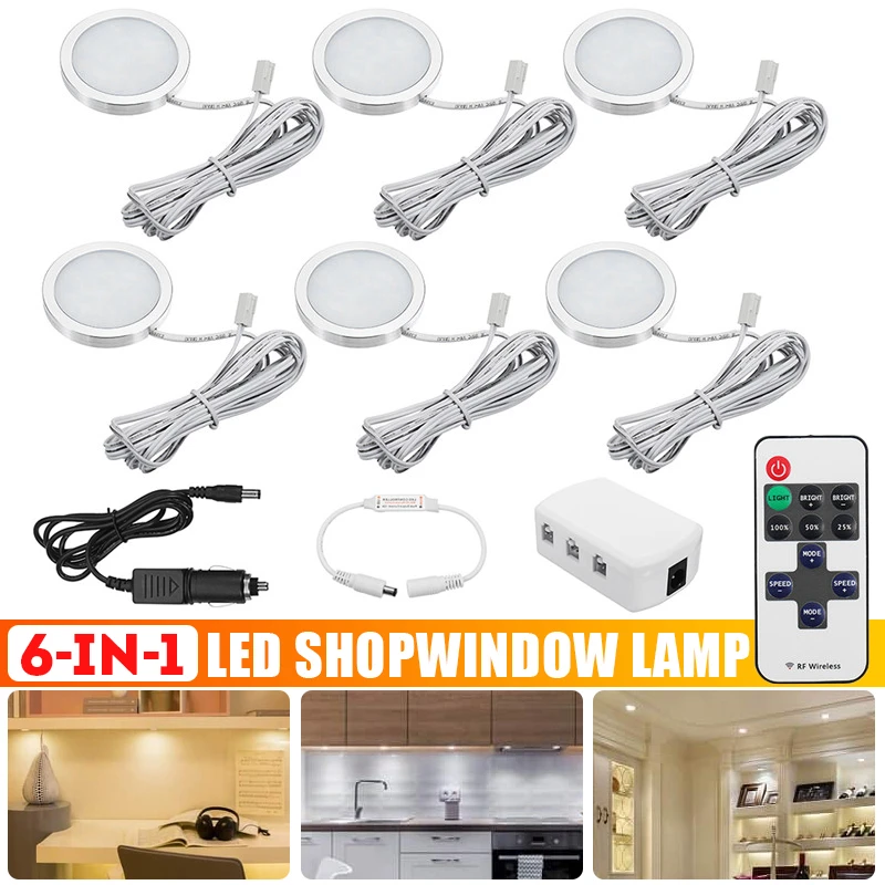 6PCS 12V Car Roof Celling Light LED Interior Lights Campervan Caravan Motorhome RV Cabinet Lamps With Remote Control
6PCS 12V Car Roof Celling Light LED Interior Lights Campervan Caravan Motorhome RV Cabinet Lamps With Remote Control