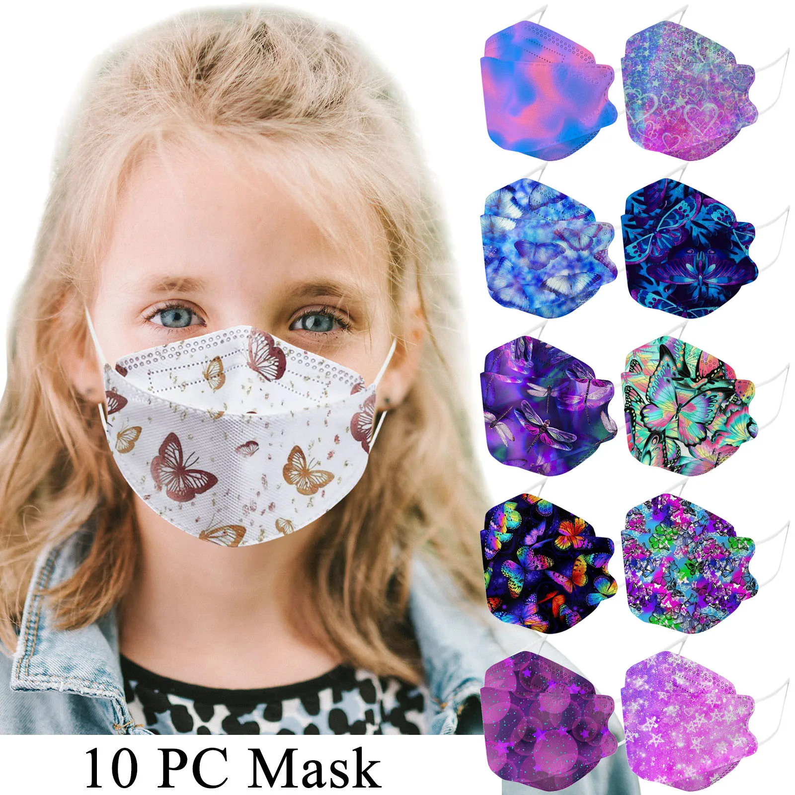 10PCS Kids Face Masks Tie-dye Gradient Printed Outdoor Prevention Fish Mask Face Mask For Girls Boys Cosplay Mascarillas 2022
10PCS Kids Face Masks Tie-dye Gradient Printed Outdoor Prevention Fish Mask Face Mask For Girls Boys Cosplay Mascarillas 2022