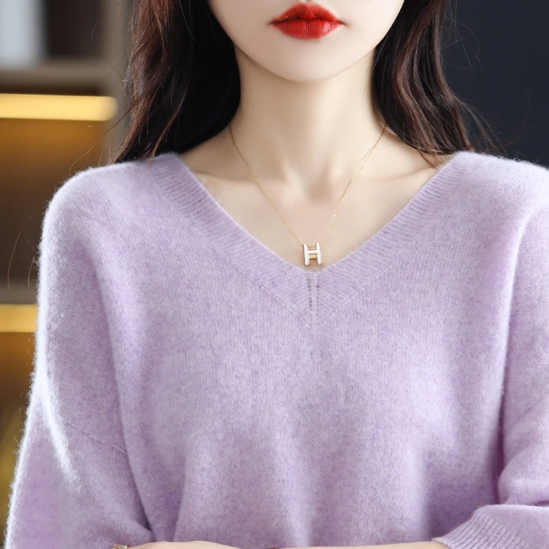 Ladies 100%Wool Seven-Quarter Sleeve T-Shirt Spring Large Size Thin Top Knit Short Sleeve Loose Wild Cashmere Sweater Base Shirt
Ladies 100%Wool Seven-Quarter Sleeve T-Shirt Spring Large Size Thin Top Knit Short Sleeve Loose Wild Cashmere Sweater Base Shirt