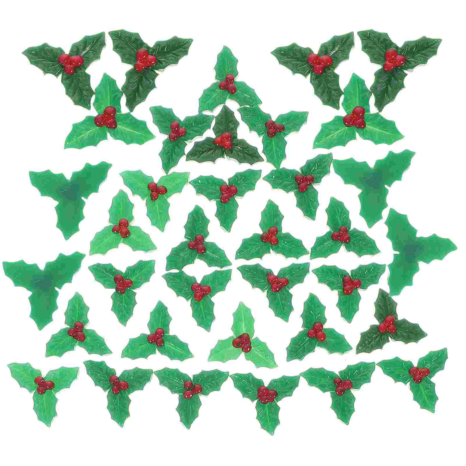 30 Pcs Christmas Micro Landscape Resin Holly Berries Ornaments Leaves Decor Mini Embellishments Trees Decoration Garland
30 Pcs Christmas Micro Landscape Resin Holly Berries Ornaments Leaves Decor Mini Embellishments Trees Decoration Garland