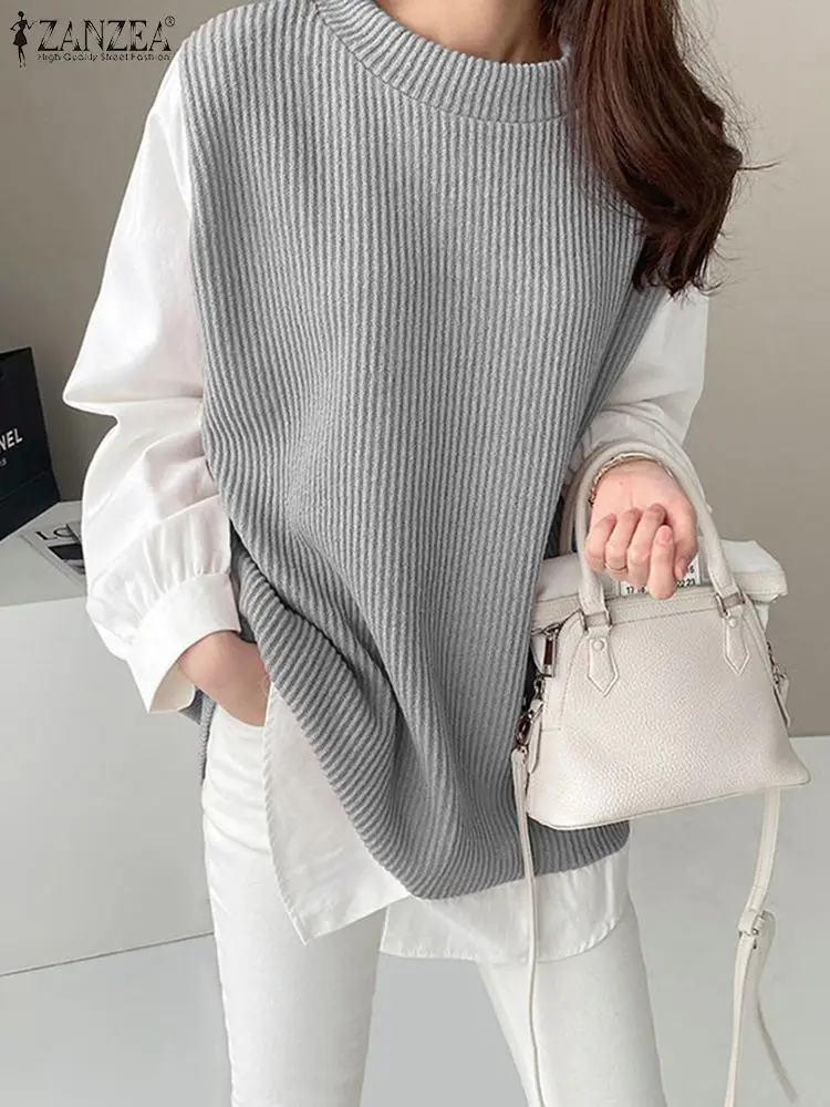 Women Casual Long Sleeve Hoodies 2023 ZANZEA Fashion Autumn Patchwork Sweatshirt Sweatshirts Loose Pullover Tops Work Streetwear
Women Casual Long Sleeve Hoodies 2023 ZANZEA Fashion Autumn Patchwork Sweatshirt Sweatshirts Loose Pullover Tops Work Streetwear