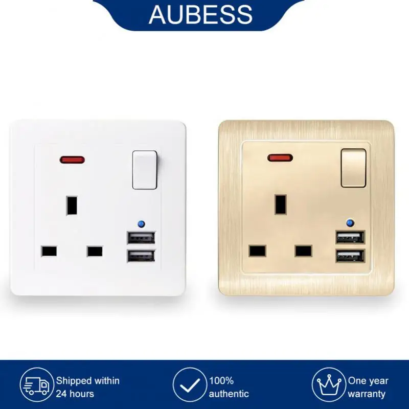 1pcs Wall Socket UK With USB Electrical Sockets Charger Universal Standard Global On-Off-Control Dual USB 
1pcs Wall Socket UK With USB Electrical Sockets Charger Universal Standard Global On-Off-Control Dual USB