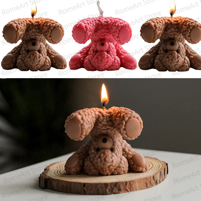 3D Inverted Bear Candle Mold Cute Bear Silicon Molds Silicone Crafts Diy Candle Making Supplies Wholesale Molds for Plaster Kit 
3D Inverted Bear Candle Mold Cute Bear Silicon Molds Silicone Crafts Diy Candle Making Supplies Wholesale Molds for Plaster Kit