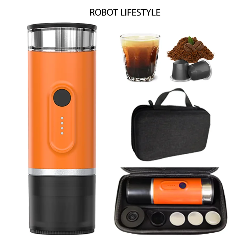 Robot lifestyle Портативная кофеварка 2-в-1 9000 мАч
Robot lifestyle Портативная кофеварка 2-в-1 9000 мАч